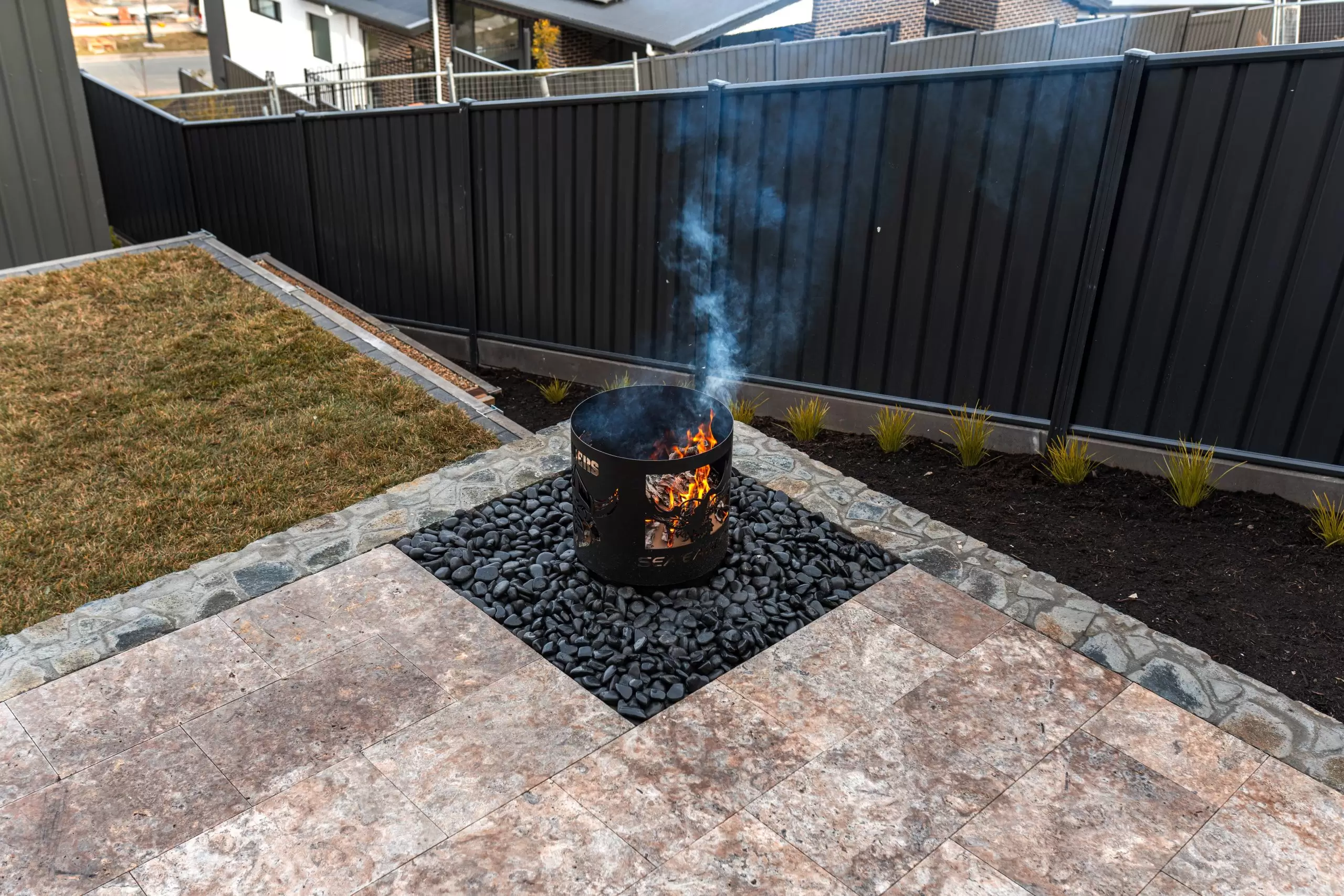 Taylor In-Depth Taylor Project Firepit Area