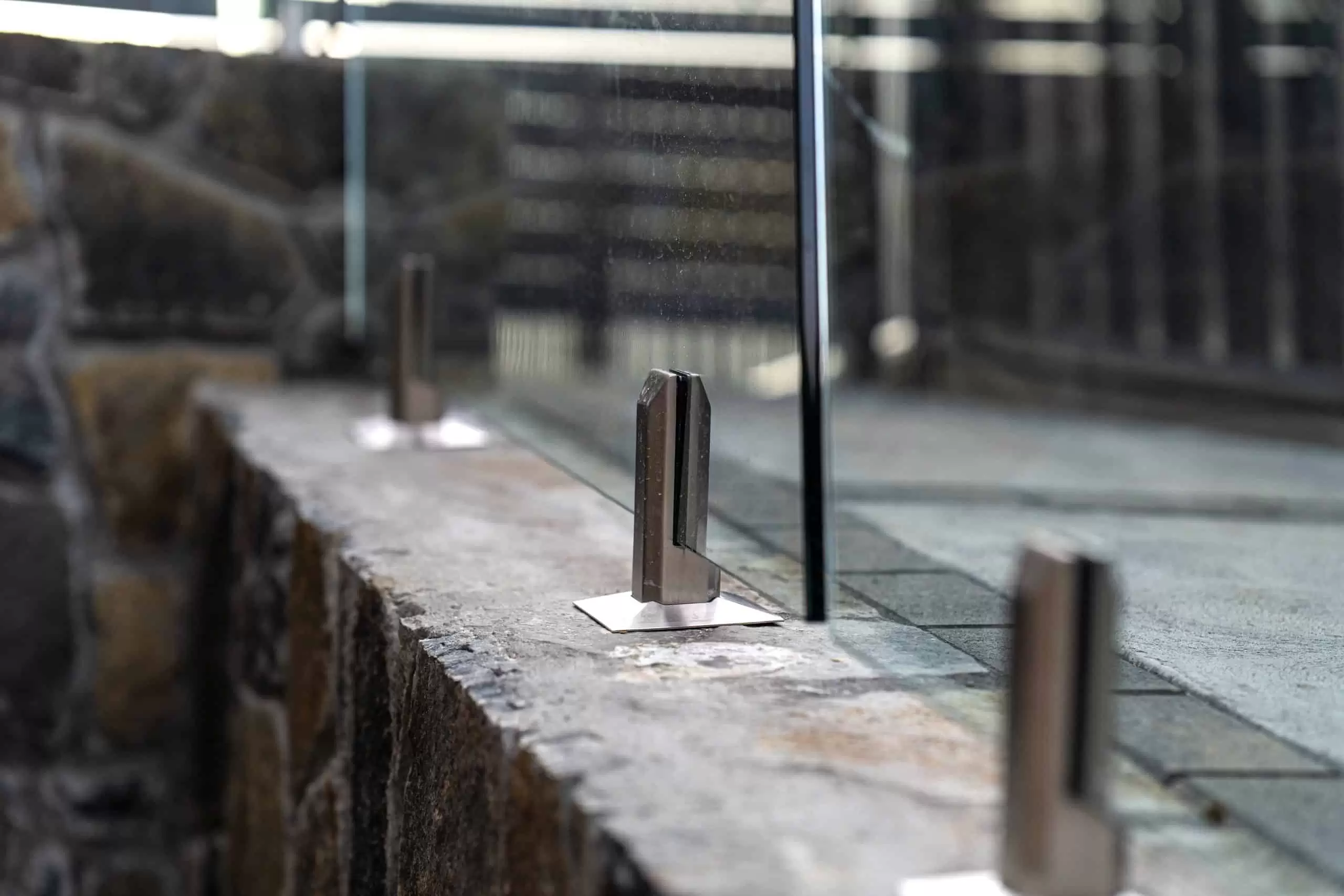 Taylor Glass wall on pathways