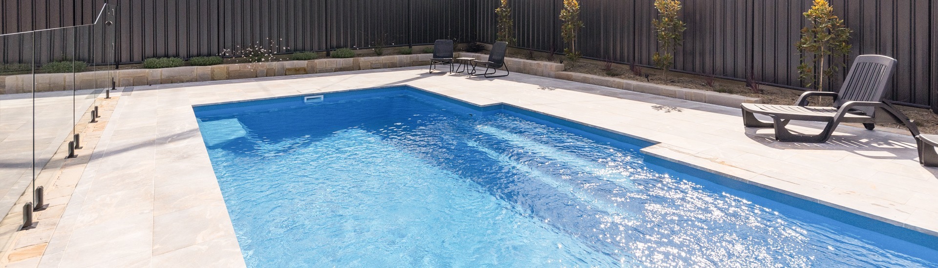 Pool installation and poolscaping project in a modern Canberra backyard by In-Depth Landscape Construction